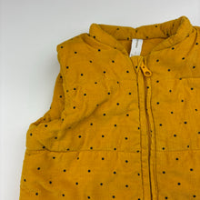 Load image into Gallery viewer, Girls Dymples, wadded corduroy cotton vest, EUC, size 1,  
