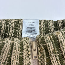 Load image into Gallery viewer, Boys Target, vintage knitted cotton zip up sweater, light marks, FUC, size 1,  