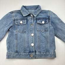 Load image into Gallery viewer, Unisex BEIERMEI, blue denim jacket, EUC, size 2-3,  