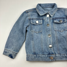 Load image into Gallery viewer, Unisex BEIERMEI, blue denim jacket, EUC, size 2-3,  