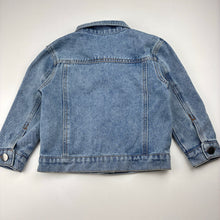Load image into Gallery viewer, Unisex BEIERMEI, blue denim jacket, EUC, size 2-3,  