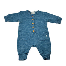 Load image into Gallery viewer, Boys Wilson + Frenchy, waffle organic cotton romper, GUC, size 000,  