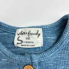 Load image into Gallery viewer, Boys Wilson + Frenchy, waffle organic cotton romper, GUC, size 000,  