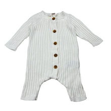 Load image into Gallery viewer, Unisex Cotton On, organic cotton knit romper, discolouration at neck, FUC, size 000,  