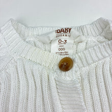 Load image into Gallery viewer, Unisex Cotton On, organic cotton knit romper, discolouration at neck, FUC, size 000,  