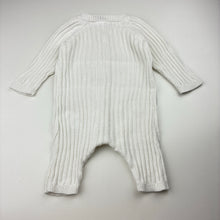 Load image into Gallery viewer, Unisex Cotton On, organic cotton knit romper, discolouration at neck, FUC, size 000,  