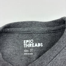 Load image into Gallery viewer, Boys EPIC THREADS, waffle long sleeve top, dinosaurs, EUC, size 3,  