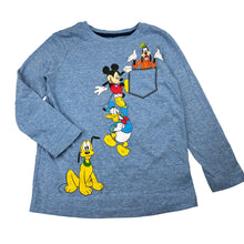 Load image into Gallery viewer, Boys DIsney, Mickey Mouse long sleeve tee / top, pilling, FUC, size 4,  