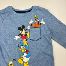 Load image into Gallery viewer, Boys DIsney, Mickey Mouse long sleeve tee / top, pilling, FUC, size 4,  