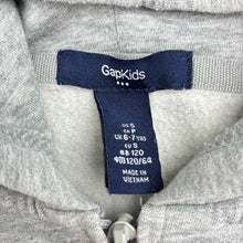 Load image into Gallery viewer, Girls GAP, soft feel fleece lined zip hoodie sweater, GUC, size 6-7,  