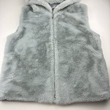Load image into Gallery viewer, Girls Anko, soft feel faux fur zip up hooded vest, EUC, size 16,  