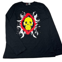 Load image into Gallery viewer, Boys Tilt, black long sleeve tee / top, skull, EUC, size 16,  