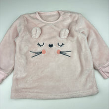 Load image into Gallery viewer, Girls pink, soft fleece pyjamas, no labels, armpit to armpit: 29cm, shoulder to cuff: 29cm, Inside leg: 28cm, GUC, size 2,  