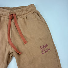Load image into Gallery viewer, Unisex CAMILLA AND MARC, cotton track pants, elasticated, Inside leg: 39cm, GUC, size 4,  