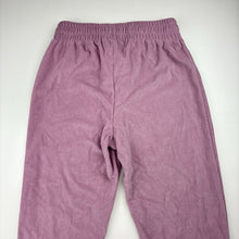 Load image into Gallery viewer, Girls EVERLAST, velour corduroy pants, elasticated, Inside leg: 52.5cm, EUC, size 8,  