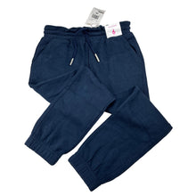 Load image into Gallery viewer, Girls Milkshake, navy fleece lined track pants, Inside leg: 47cm, NEW, size 6,  