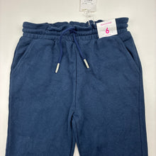 Load image into Gallery viewer, Girls Milkshake, navy fleece lined track pants, Inside leg: 47cm, NEW, size 6,  