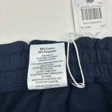 Load image into Gallery viewer, Girls Milkshake, navy fleece lined track pants, Inside leg: 47cm, NEW, size 6,  