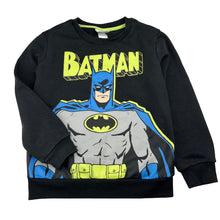 Load image into Gallery viewer, Boys DC Comics, Batman fleece lined sweater / jumper, pilling, FUC, size 8,  