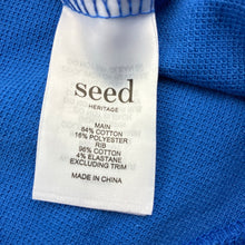 Load image into Gallery viewer, Unisex Seed, Heritage embroidered sweater / jumper, wash fade &amp; light marks cuffs, FUC, size 9,  
