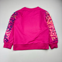 Load image into Gallery viewer, Girls LOL SURPRISE!, pink sweater / jumper, marks on cuffs, FUC, size 5,  