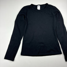 Load image into Gallery viewer, Girls Target, black stretchy long sleeve tee / top, EUC, size 8,  