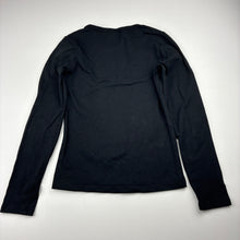 Load image into Gallery viewer, Girls Target, black stretchy long sleeve tee / top, EUC, size 8,  