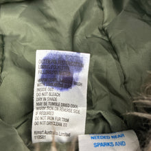 Load image into Gallery viewer, Girls H&amp;T, khaki hooded jacket / coat, light mark right elbow, FUC, size 6,  