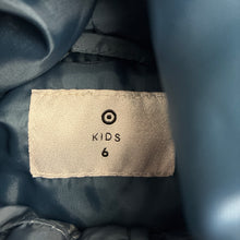 Load image into Gallery viewer, Boys Target, thick puffer jacket / coat, dinosaurs, discolouration on cuffs, FUC, size 6,  