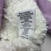 Load image into Gallery viewer, Girls Milkshake, fleece lined waterproof jacket / coat, EUC, size 7,  