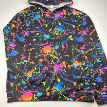 Load image into Gallery viewer, Unisex SHEIN, colourful lightweight hoodie sweater, pilling, FUC, size 13-14,  