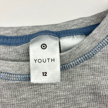 Load image into Gallery viewer, Boys Target, waffle long sleeve pyjama top, marks right cuff, FUC, size 12,  