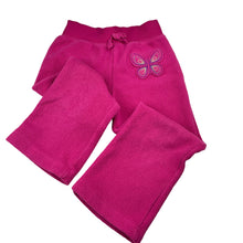 Load image into Gallery viewer, Girls pink, fleece pants, elasticated, no labels, Inside leg: 37cm, FUC, size 4,  