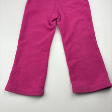 Load image into Gallery viewer, Girls pink, fleece pants, elasticated, no labels, Inside leg: 37cm, FUC, size 4,  