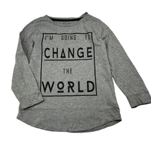Load image into Gallery viewer, Boys H&amp;T, grey marle long sleeve tee / top, FUC, size 5,  
