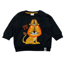 Load image into Gallery viewer, Boys Ollie's Place, fleece lined sweater / jumper, lions, GUC, size 00,  