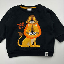 Load image into Gallery viewer, Boys Ollie's Place, fleece lined sweater / jumper, lions, GUC, size 00,  