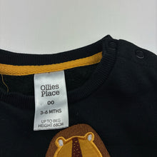 Load image into Gallery viewer, Boys Ollie's Place, fleece lined sweater / jumper, lions, GUC, size 00,  