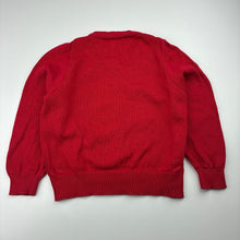 Load image into Gallery viewer, Girls Cotton On, red knitted cotton cardigan, GUC, size 3-4,  