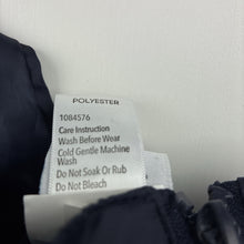 Load image into Gallery viewer, Unisex Brilliant Basics, navy school spray jacket, EUC, size 10,  