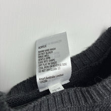 Load image into Gallery viewer, Girls H&amp;T, knitted long sleeve dress, rabbits, GUC, size 2, L: 47cm