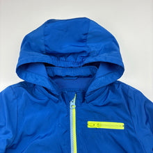 Load image into Gallery viewer, Boys GAP, blue lightweight zip up jacket / coat, FUC, size 2,  