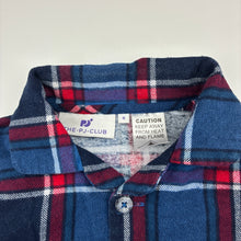 Load image into Gallery viewer, Unisex The PJ Club, flannel cotton winter pyjama top, GUC, size 6,  