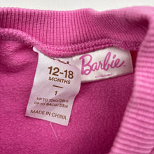 Load image into Gallery viewer, Girls Cotton On, Barbie stretchy fleece lined sweater / jumper, FUC, size 1,  