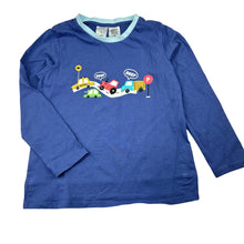 Load image into Gallery viewer, Boys blue, cotton long sleeve pyjama top, EUC, size 6,  