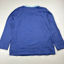 Load image into Gallery viewer, Boys blue, cotton long sleeve pyjama top, EUC, size 6,  