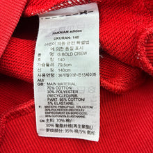 Load image into Gallery viewer, Girls Adidas, red cropped sweater / jumper, L: 41cm, GUC, size 9-10,  