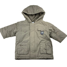 Load image into Gallery viewer, Boys Target, vintage fleece lined hooded jacket / coat, FUC, size 0,  
