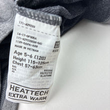 Load image into Gallery viewer, Unisex Uniqlo, HEATTECH extra warm long sleeve top, FUC, size 5-6,  