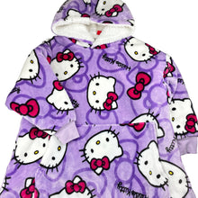 Load image into Gallery viewer, Girls San Rio, Hello Kitty thick fleece oversized hoodie sweater, L: 74cm, EUC, size 6-10,  
